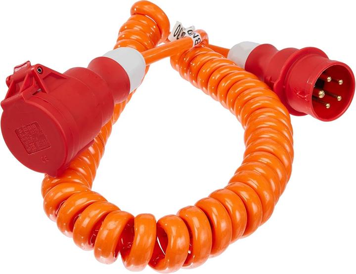 Actual product image As - Schwabe Heavy currentConstruction siteSpiral cable polyurethane (5 m, CEE 16/5)