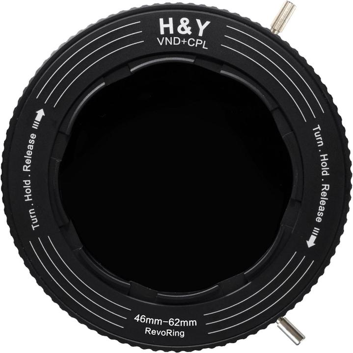 Produktbild H&Y REVORING ND3-1000+CPL Filter MkII 46-62mm (62 mm, ND- / Graufilter, 62 mm)
