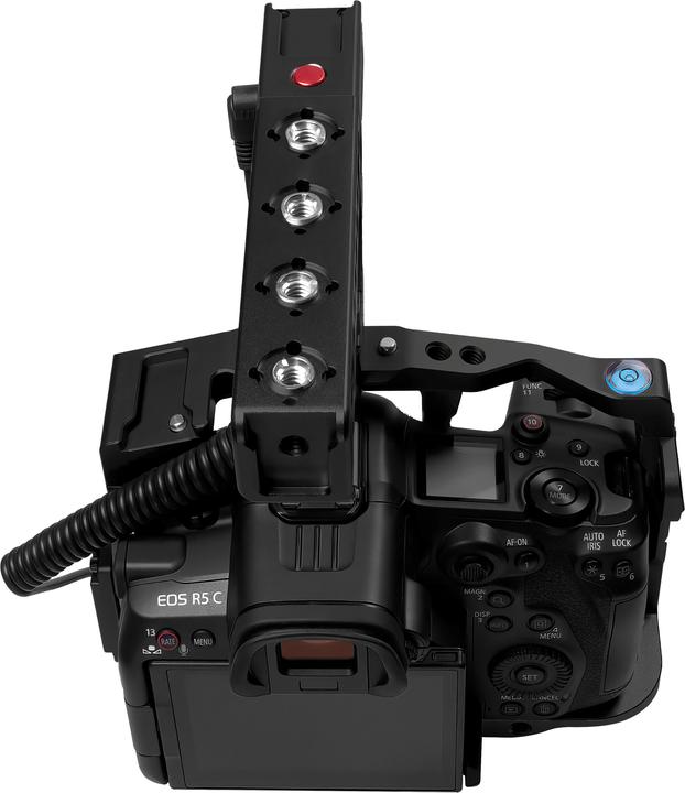 Immagine prodotto Kondor Blue Gabbia Cine Canon R5C con impugnatura superiore (nero corvino) (Gabbietta)