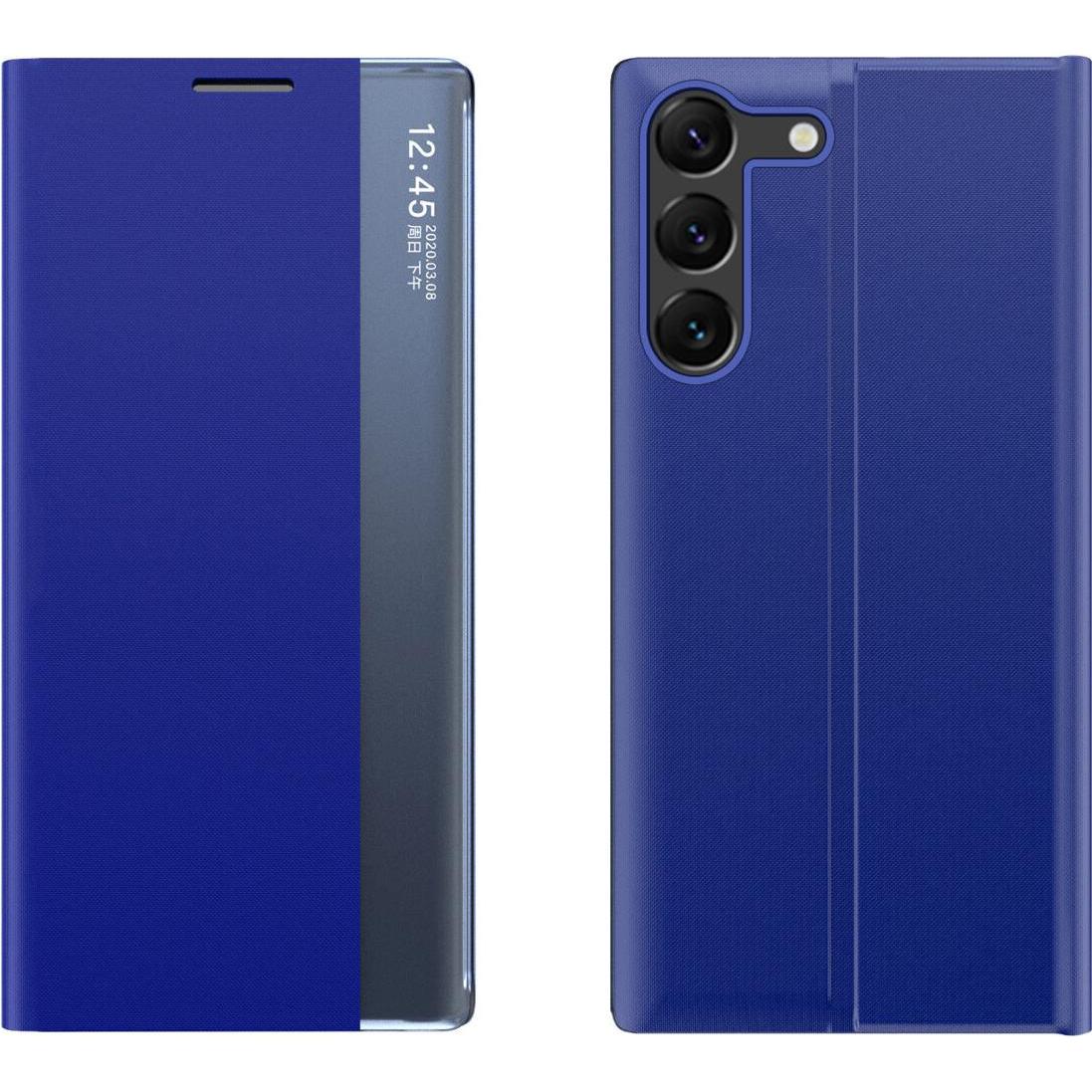Hurtel Neue Sleep View Hülle Samsung A05S Blau (Samsung Galaxy A05s), Smartphone Hülle, Blau