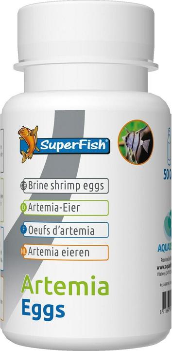 SuperFish Aufzuchtsfutter Brine Shrimp Eggs, 50 g (Garnelen, 15.20 cl)