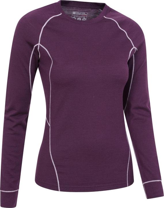 Actual product image Mountain Warehouse Womens/Ladies Asgard Merino Wool Long-Sleeved Thermal Top (44)
