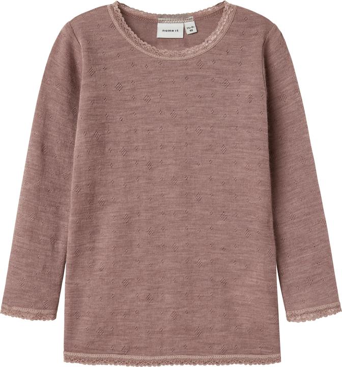 Produktbild Name it Nmfwang Wool Needle Ls Top Solid Noos (98)