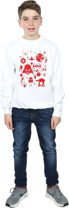Actual product image Star Wars Boys Christmas Decorations Sweatshirt (128)