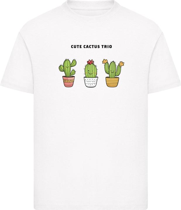 Produktbild Merchcode Kids Cute Cactus Trio - Basic T-Shirt - 185335 (146, 152)