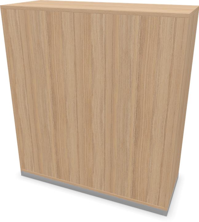 Bianco, Decorazione in quercia ambrata con struttura, Grigio argento