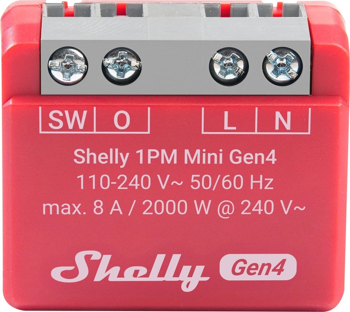 Actual product image Shelly 1PM Mini Gen4 (Switch actuator)
