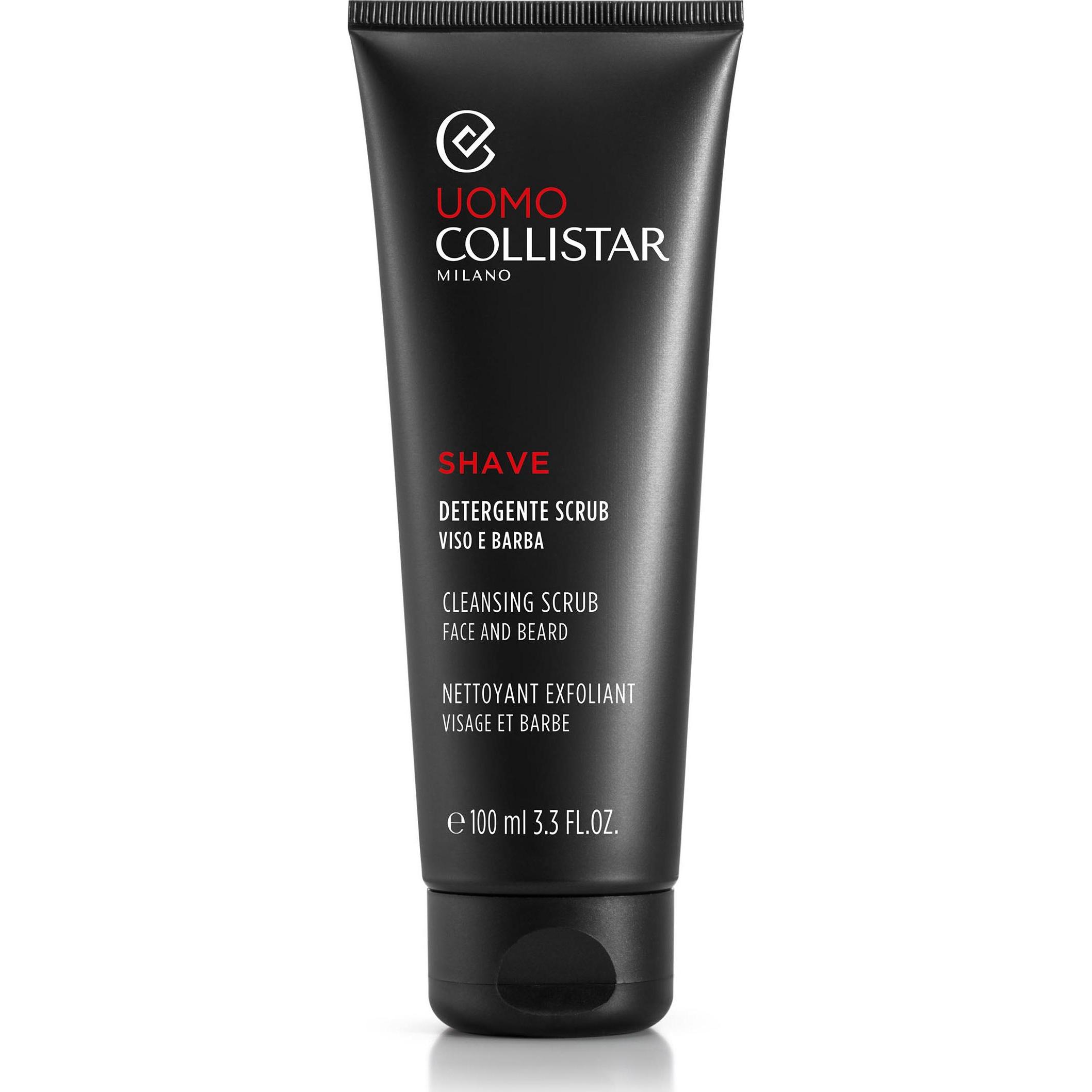 Collistar, Gesichtsreinigung, Men Cleanser Scrub Face & Beard 100 ml (Peeling, 100 ml)