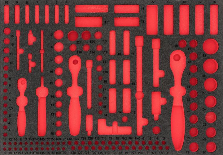 Actual product image Vigor Soft Foam Insert Empty V2461 In Insert