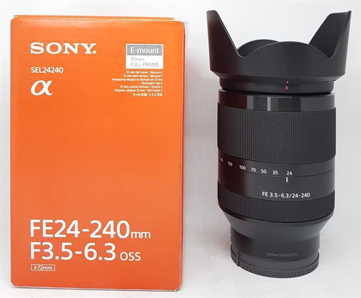 Image du produit Sony FE 24-240mm f/3.5-6.3 OSS (Sony E, Plein format)