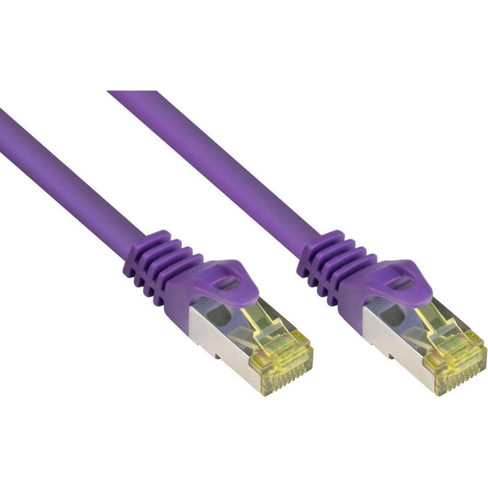 Kabelmeister RJ45 Patchkabel mit Cat. 7 Rohkabel und Rastnasenschutz (RNS), S/FTP, PiMF, halogenf (S/FTP, CAT6, 40 m), N...