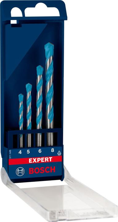 Actual product image Bosch Professional Zubehör EXPERT MultiConstruction CYL-9 drill bit set, 4/5/6/8 mm, 4 pcs. (6 mm, 5 mm, 8 mm, 4 mm)