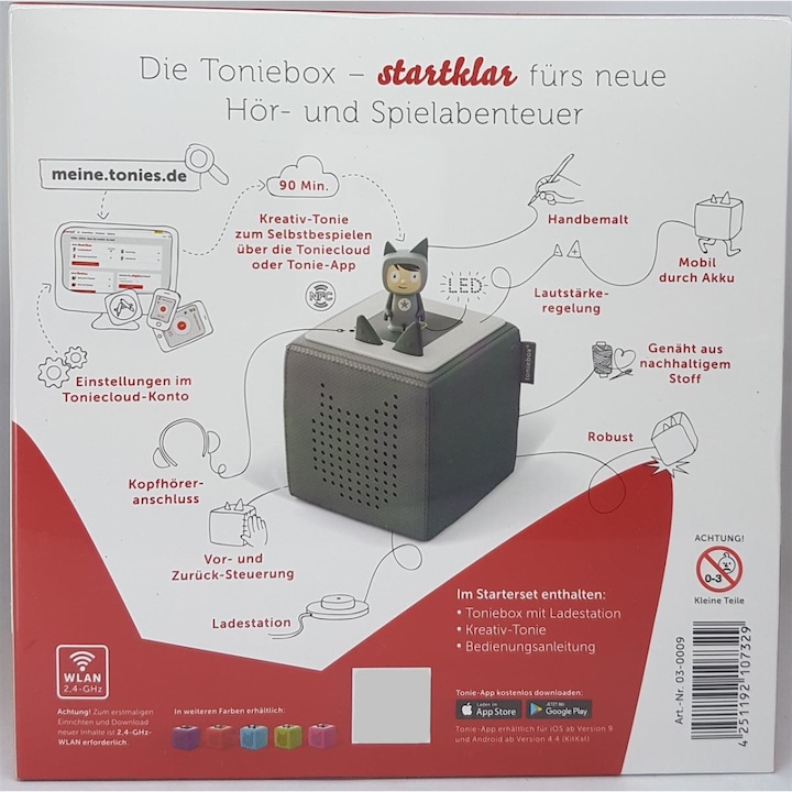 Immagine prodotto Tonies Toniebox Starter Set Antracite (Tedesco)