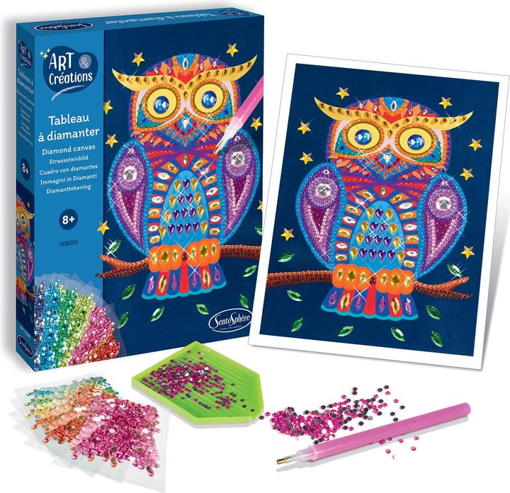 Produktbild Sentosphere Strasssteinbild Eule