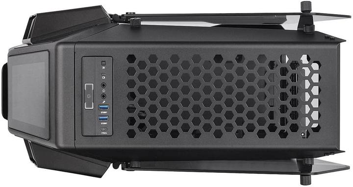 Produktbild Thermaltake AH T200 Helicopter Styled Open Frame Tempered Glass Swing Door Micro Case CA1R400S1WN00 (mATX, Mini-ITX)