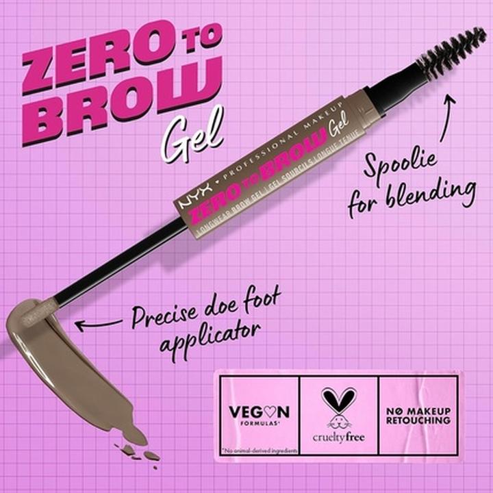 Actual product image NYX Professional Make-Up Zero To Brow (Ash Brown)