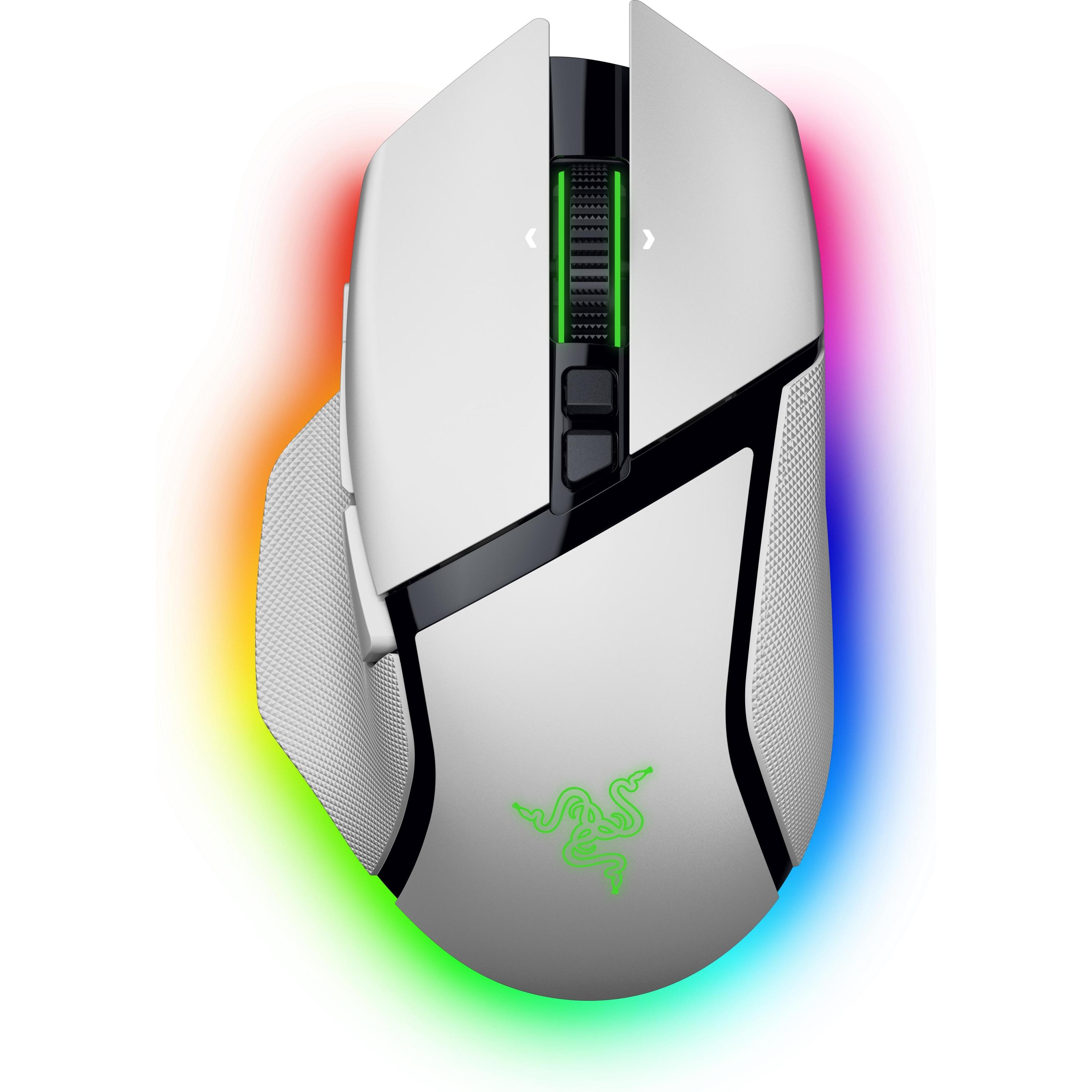 Razer Basilisk V3 Pro 35K (Kabelgebunden, Kabellos), Maus, Weiss