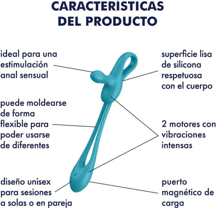Produktbild Satisfyer Plug & Play 1 Flexibler Multivibrator