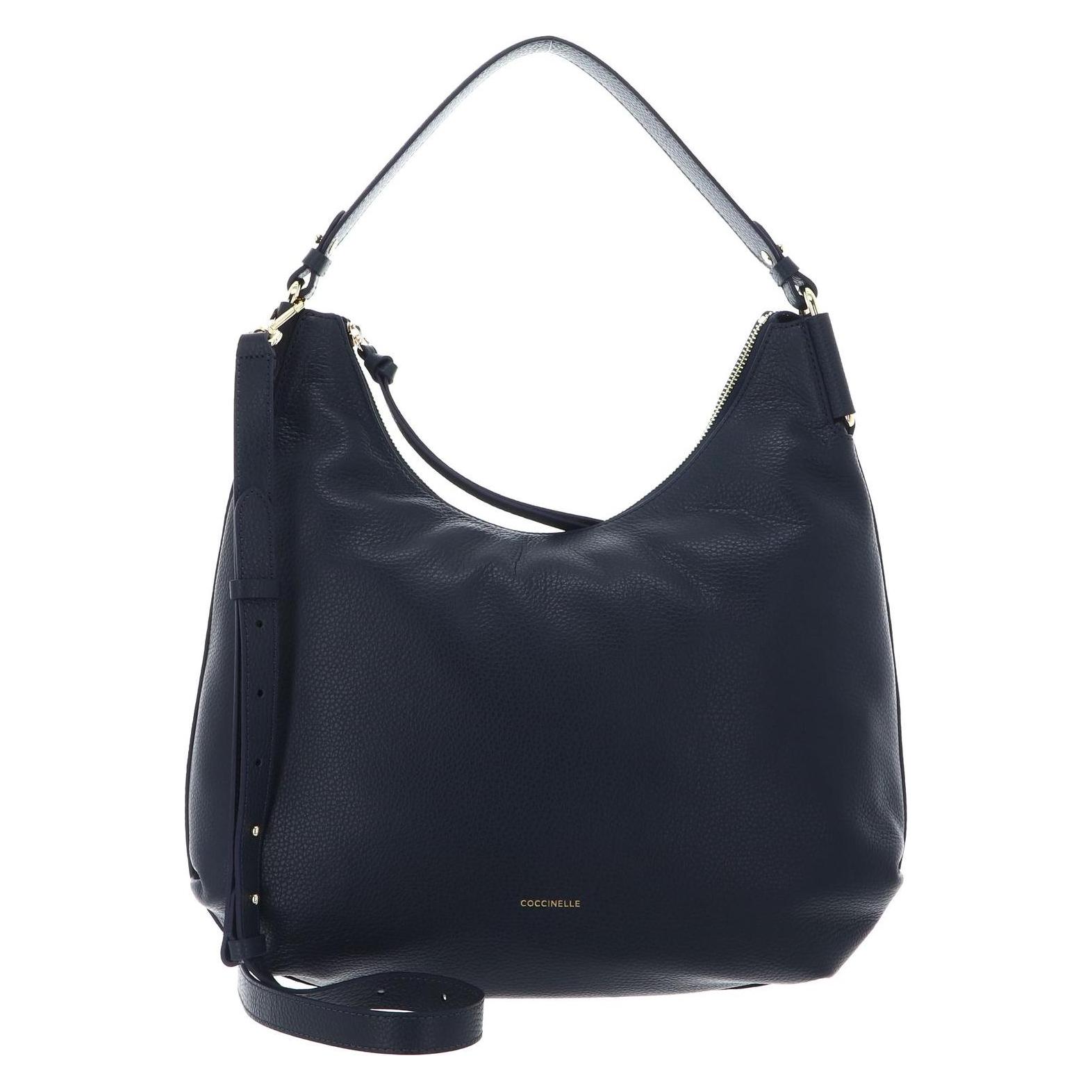 Coccinelle, Damen, Handtasche, Rebekka Handbag Grained Leather, Blau