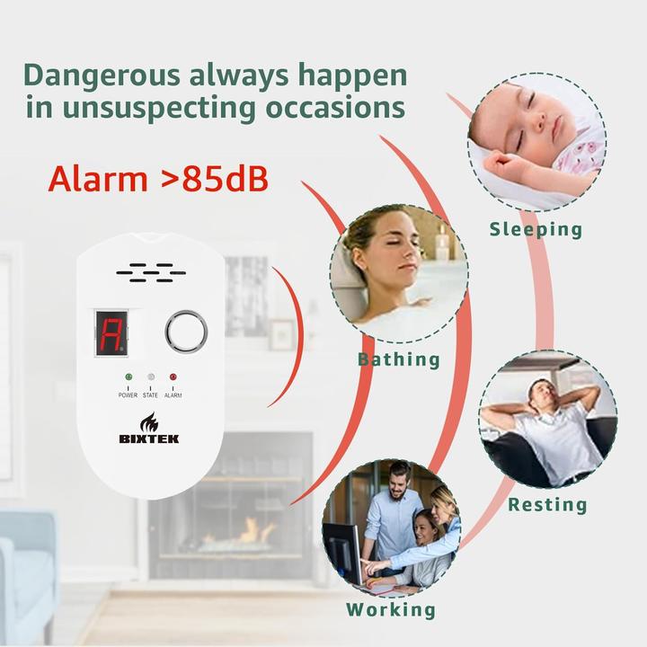 Actual product image Firlarm Gasdetektor