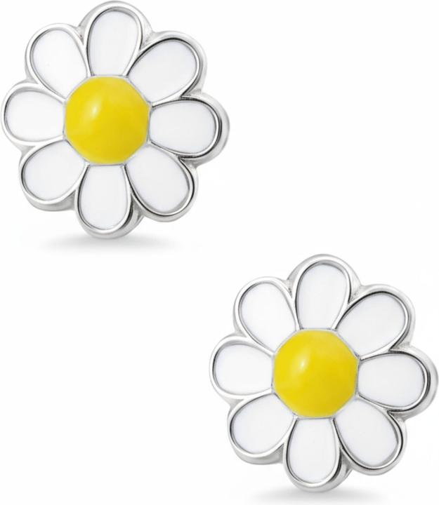 Immagine prodotto Maxte Kinder- Silber-Blume mit Epoxy (Argento, Argento 925)