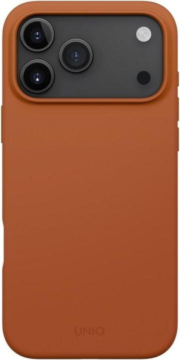 Productafbeelding Uniq Lino Case for iPhone 17 Pro Max Magclick Charging Orange (Apple iPhone 17 Pro Max)