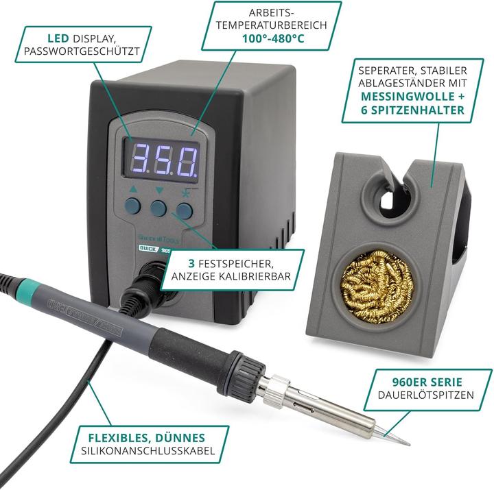 Actual product image Quick Digitale Handlötstation 969B+ (ward)