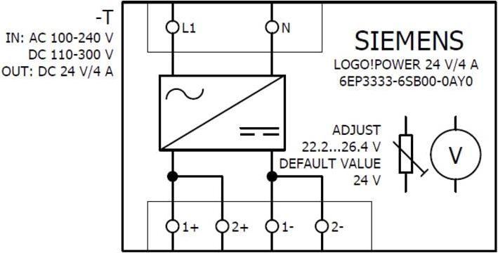 Image du produit Siemens Alimentation électrique sur rail DIN (DIN-rail