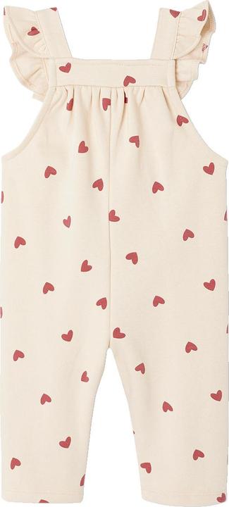 Vertbaudet Baby-Set: Sweat-Overall & Haarband mit Recycling-Polyester