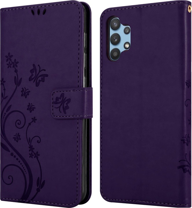 Actual product image Cadorabo Flower Book cover (Samsung Galaxy A32 5G)