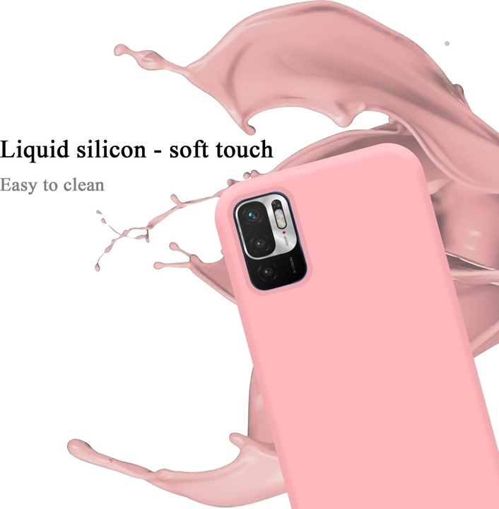 Actual product image Cadorabo TPU Liquid Silicone Case Cover (Xiaomi Redmi Note 10 5G, Xiaomi Poco M3 Pro 5G)