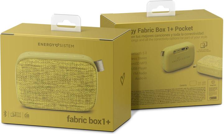 Image du produit Energy Sistem Box 1+ Enceinte portable mono Bleu 3 W (5 h)