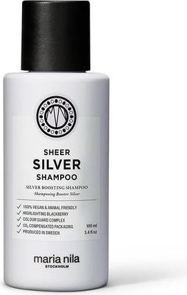 Actual product image Maria Nila Care & Style - Sheer Silver Shampoo (100 ml, Liquid shampoo)