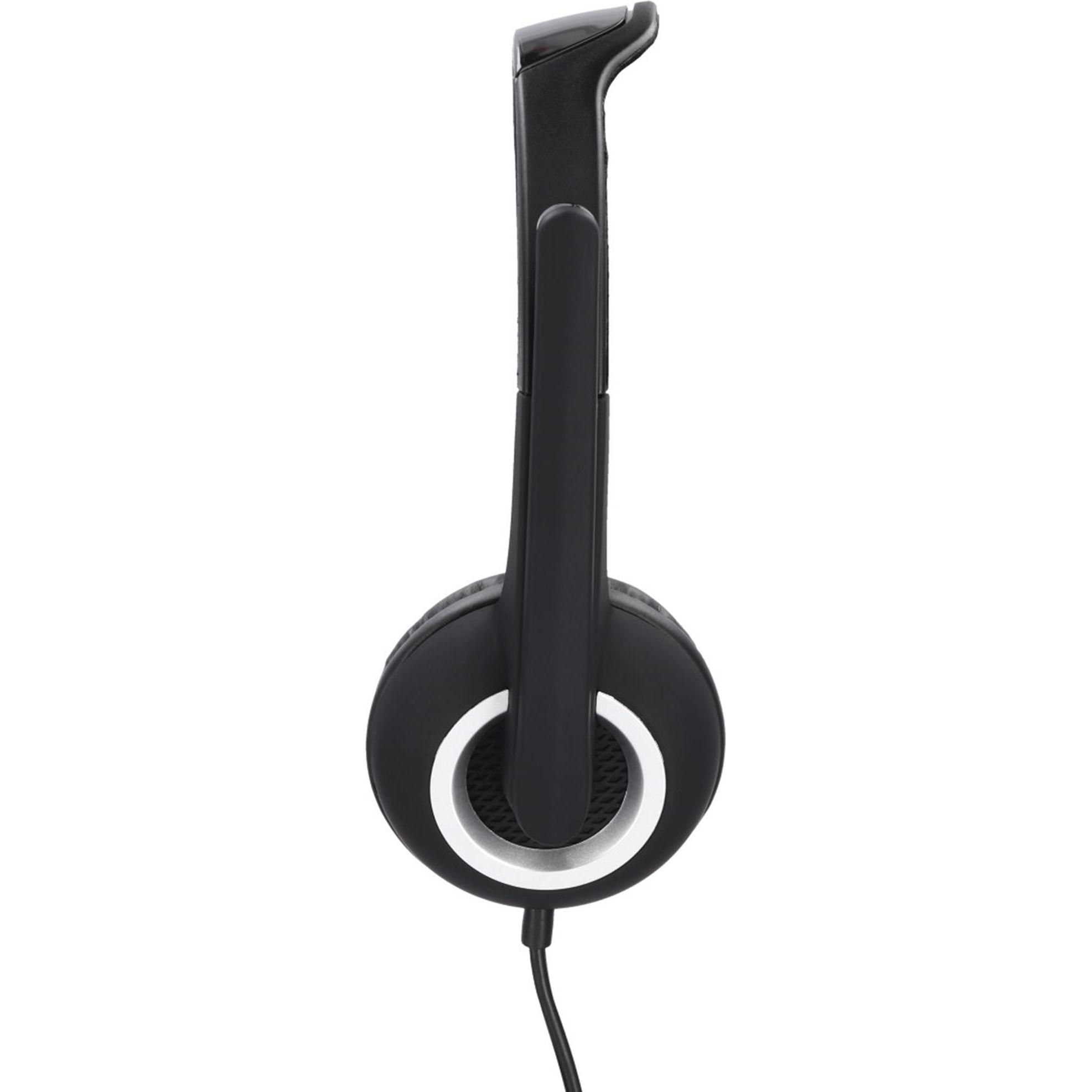 Thumbnail - Hama HS-USB250 (Kabelgebunden, USB-A), Office Headset, Schwarz, Silber