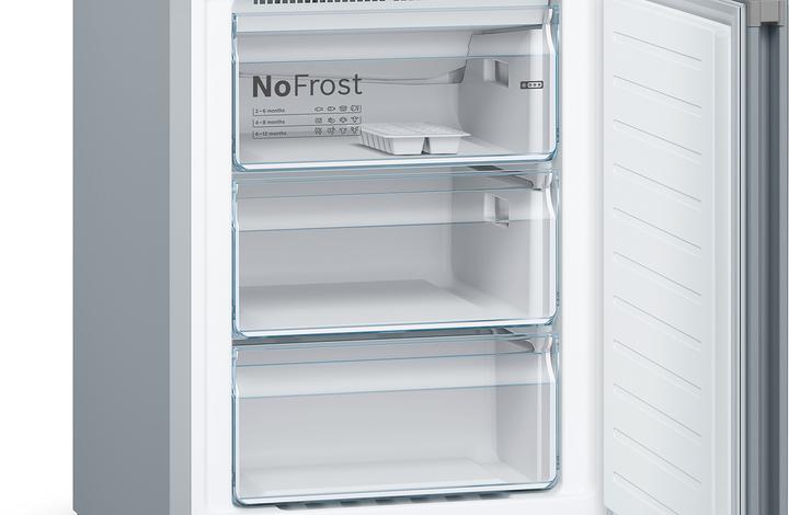 Produktbild Bosch Hausgeräte 4 Serie KGN392LDC Kühl-Gefrierkombination Freistehend 368 L T Edelstahl (368 l)