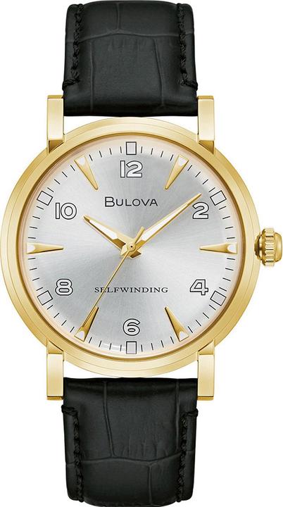 Produktbild Bulova 97A152 Clipper Automatik Herrenuhr 39mm 3ATM (Analoguhr, 39 mm)