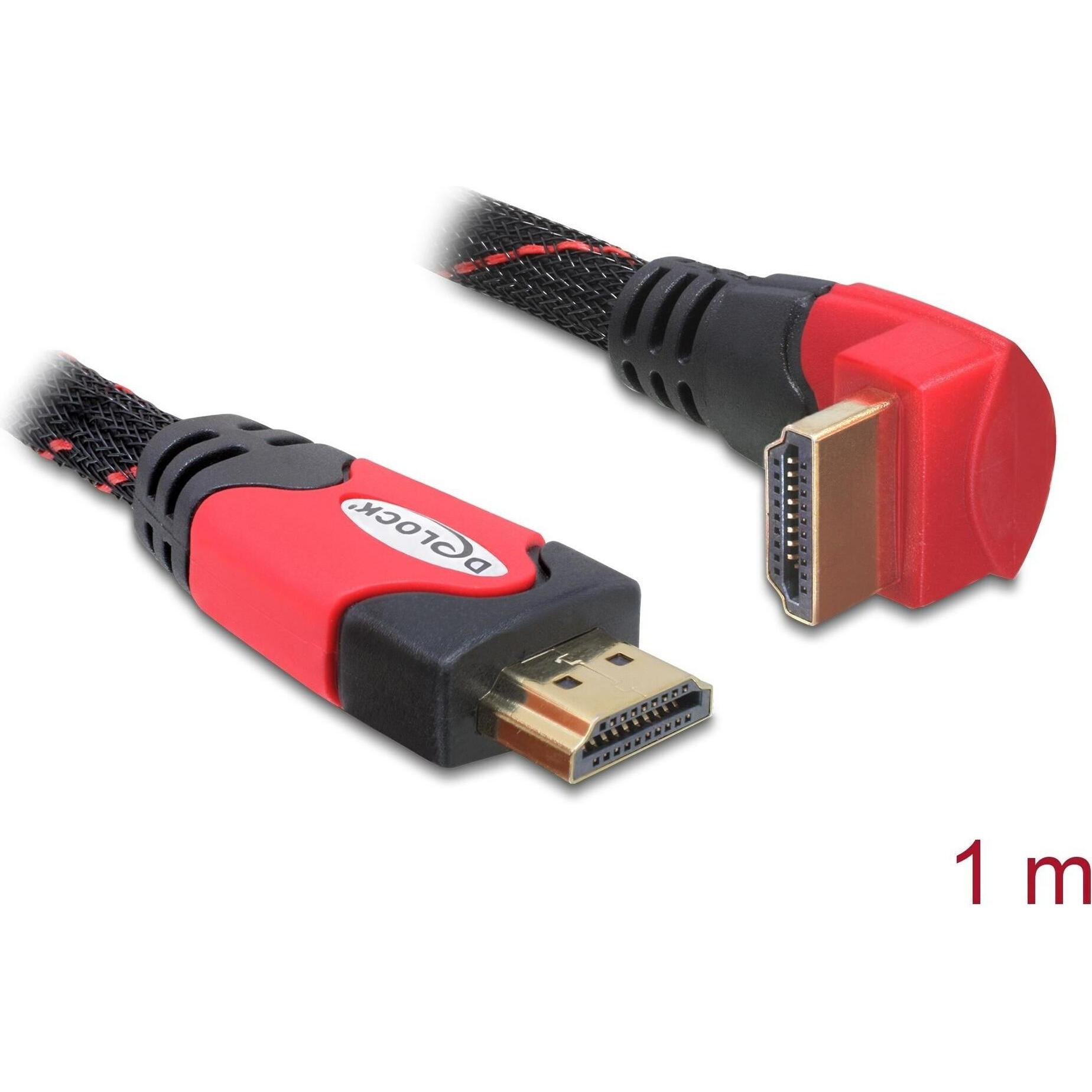 Delock HDMI (Typ A) — HDMI (Typ A) (1 m, HDMI), Video Kabel