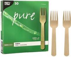 Actual product image Papstar Gabeln "pure" (50 x)