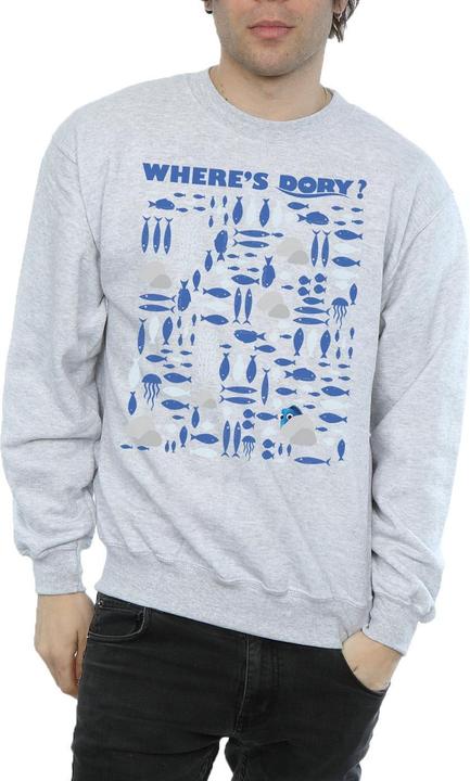 Actual product image Disney Mens Finding Dory Where's Dory? Sweatshirt (XL)