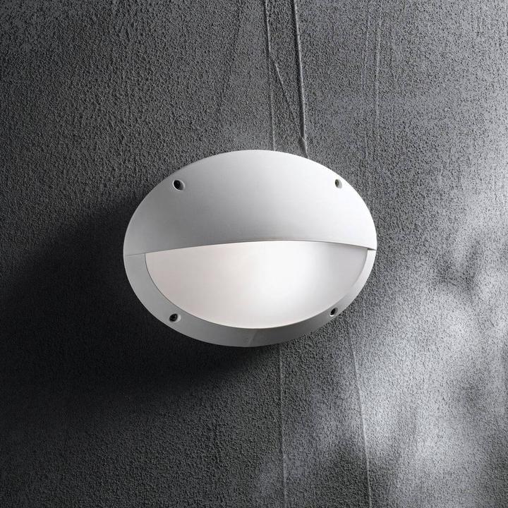Actual product image Ideal lux MEDEA wall light E27 dimmable white IP66 096735 (E27, IP66)