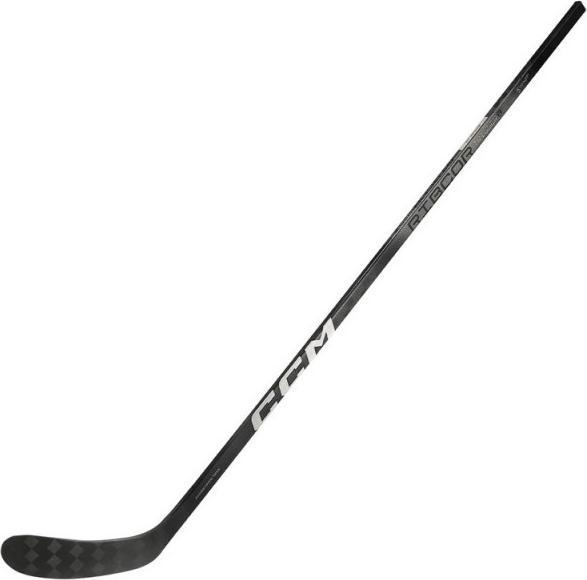 CCM Raquette composite de hockey Ribcor Trigger 8 Pro Chrome JR (JR 50 Flex, droite, 28) (Droite)
