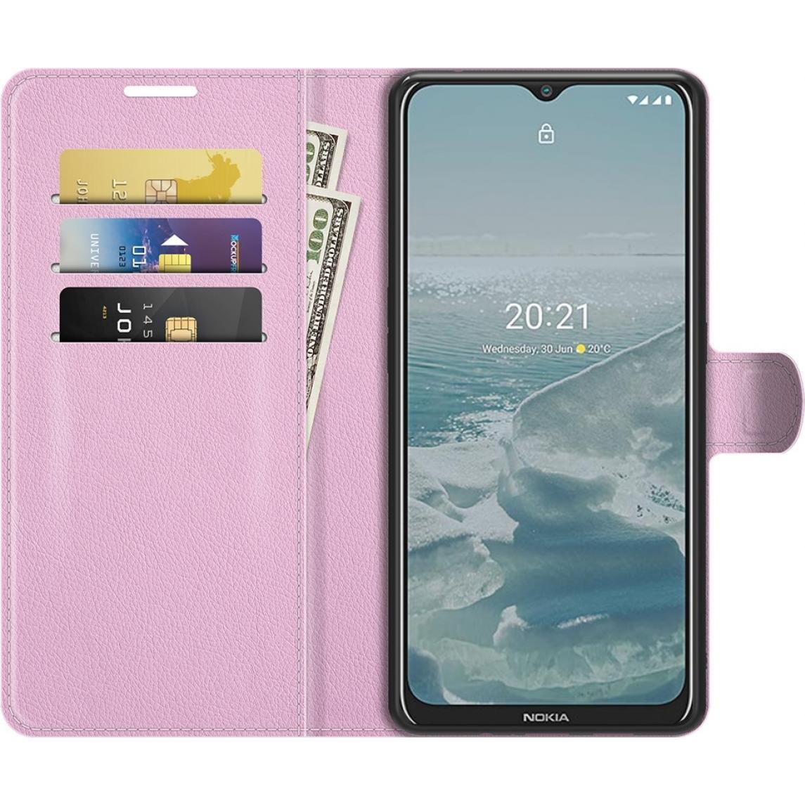 Thumbnail - Screenguard Nokia G20 Leather Guard Lederhülle (Nokia G20), Smartphone Hülle, Rosa