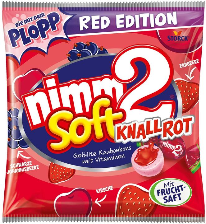 Produktbild nimm2 Soft Knallrot Kaubonbons 240,0 g (1 Stk., 240 g)