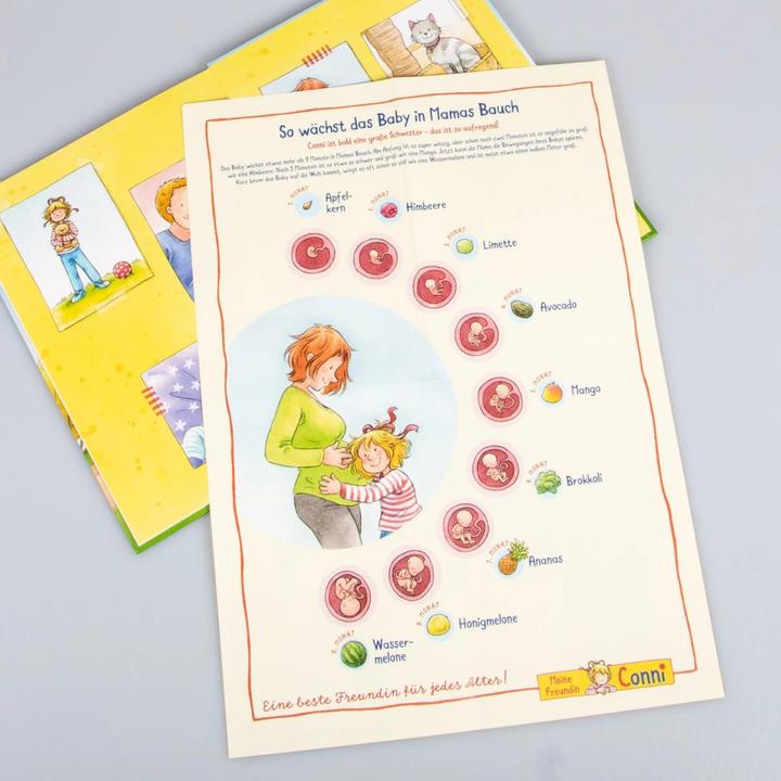 Actual product image Conni-Bilderbücher: Conni und das neue Baby (Neuausgabe) (German, Liane Tailor, 2021)