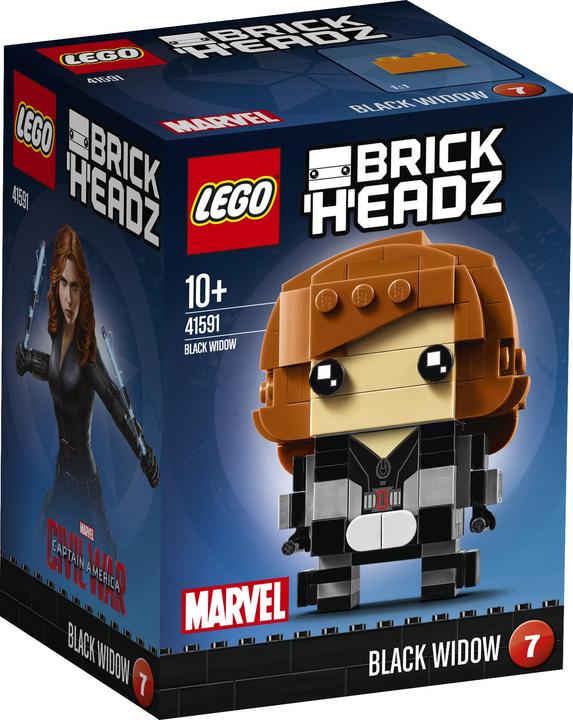 Produktbild LEGO Black Widow (41591, LEGO Brickheadz)