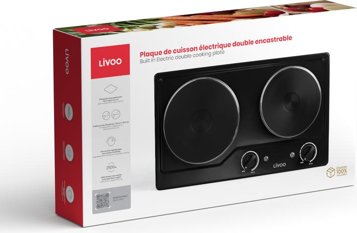Image du produit Livoo Plaque de cuisson électrique double