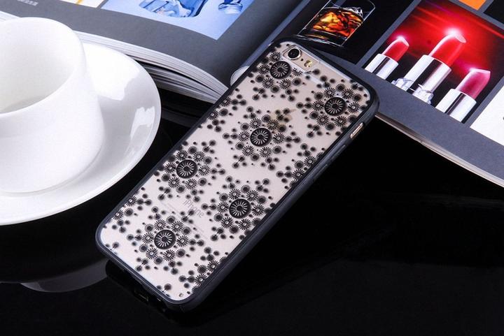 Produktbild König Design Apple iPhone SE 2022 Handyhülle Mandala Case Cover Schutzhülle Bumper Schwarz