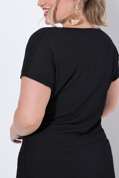 Produktbild Miamoda Jerseykleid, Midilänge, Drapierung mit Bindeband (46)