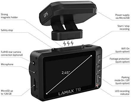 Produktbild Lamax T10 (Akku, Beschleunigungssensor, GPS-Empfänger, WLAN, UHD 4K)