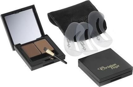 Christian Faye Eyebrow Make Up Duo Dark Brown (Dark Brown)